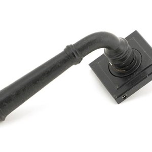 FROM THE ANVILĀ® External Beeswax Regency Lever on Rose Set (Square)