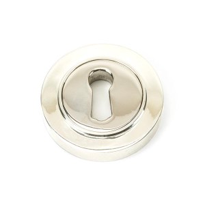 FROM THE ANVILĀ® Polished Nickel Round Escutcheon (Plain)