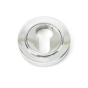 FROM THE ANVILĀ® Polished Chrome Round Euro Escutcheon (Plain)