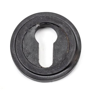 FROM THE ANVILĀ® External Beeswax Round Euro Escutcheon (Art Deco)