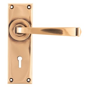 FROM THE ANVILĀ® Polished Bronze Avon Lever Lock Set