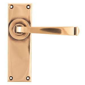 FROM THE ANVILĀ® Polished Bronze Avon Lever Latch Set