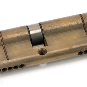 FROM THE ANVIL® Aged Brass 35/45 5pin Euro Cylinder
