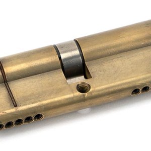 FROM THE ANVIL® Aged Brass 40/40 5pin Euro Cylinder KA