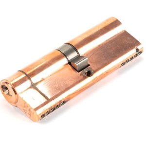 FROM THE ANVILĀ® Polished Bronze 45/45 5pin Euro Cylinder KA