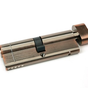 FROM THE ANVILĀ® Polished Bronze 45/45 5pin Euro Cylinder/Thumbturn