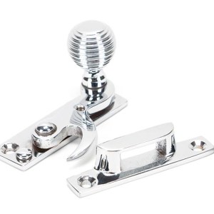FROM THE ANVILĀ® Polished Chrome Beehive Sash Hook Fastener