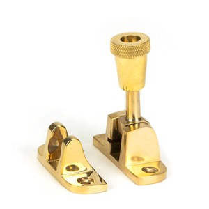 FROM THE ANVILĀ® Polished Brass Brompton Brighton Fastener (Radiused)
