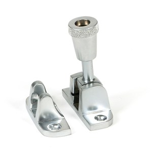 FROM THE ANVILĀ® Satin Chrome Brompton Brighton Fastener (Radiused)