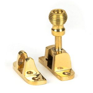 FROM THE ANVILĀ® Polished Brass Beehive Brighton Fastener (Radiused)