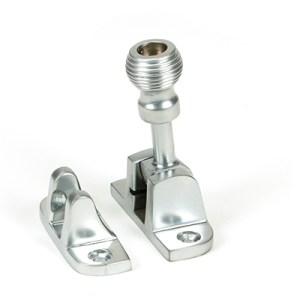 FROM THE ANVILĀ® Satin Chrome Beehive Brighton Fastener (Radiused)
