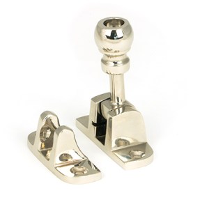 FROM THE ANVILĀ® Polished Nickel Mushroom Brighton Fastener (Radiused)