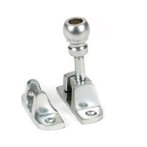 FROM THE ANVILĀ® Satin Chrome Mushroom Brighton Fastener (Radiused)