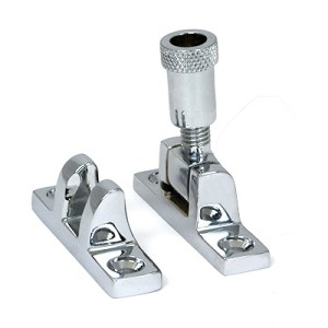 FROM THE ANVILĀ® Polished Chrome Brompton Brighton Fastener - Narrow (Square)