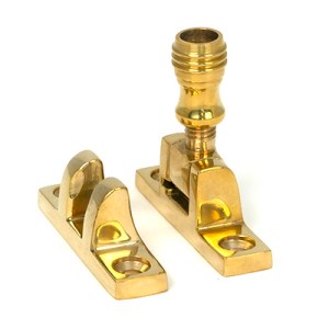FROM THE ANVILĀ® Polished Brass Prestbury Brighton Fastener - Narrow (Square)