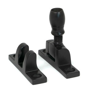 FROM THE ANVILĀ® Aged Bronze Mushroom Brighton Fastener - Narrow (Square)