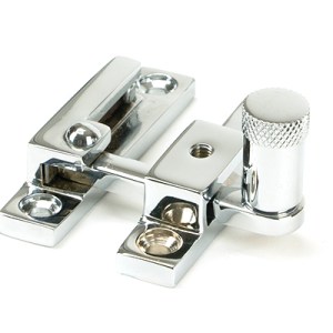 FROM THE ANVILĀ® Polished Chrome Brompton Quadrant Fastener - Narrow