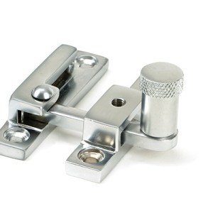 FROM THE ANVILĀ® Satin Chrome Brompton Quadrant Fastener - Narrow