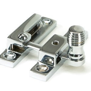 FROM THE ANVILĀ® Polished Chrome Beehive Quadrant Fastener - Narrow