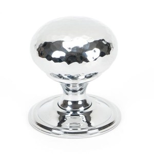 FROM THE ANVILĀ® Polished Chrome Hammered Mushroom Cabinet Knob 38mm
