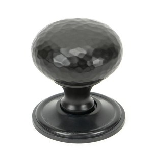 FROM THE ANVILĀ® Aged Bronze Hammered Mushroom Cabinet Knob 38mm