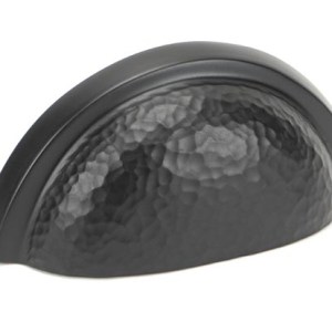 FROM THE ANVILĀ® Aged Bronze Hammered Regency Concealed Drawer Pull