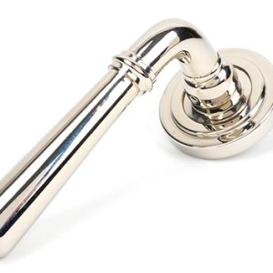 FROM THE ANVILĀ® Polished Nickel Newbury Lever on Rose Set (Art Deco)