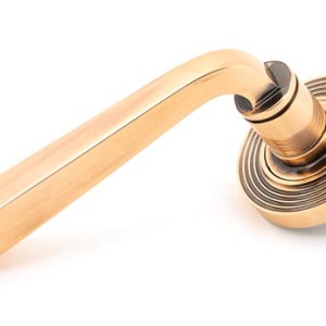 FROM THE ANVILĀ® Polished Bronze Avon Round Lever on Rose Set (Beehive)