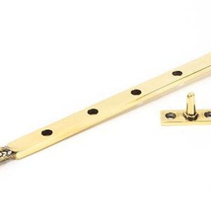 FROM THE ANVILĀ® Aged Brass 12" Hammered Newbury Stay