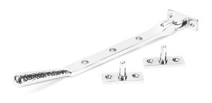 FROM THE ANVILĀ® Polished Chrome 8" Hammered Newbury Stay