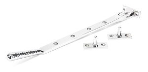 FROM THE ANVILĀ® Polished Chrome 10" Hammered Newbury Stay