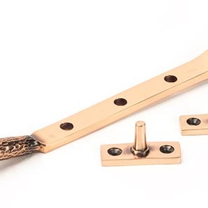 FROM THE ANVILĀ® Polished Bronze 8" Hammered Newbury Stay