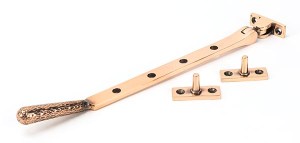 FROM THE ANVILĀ® Polished Bronze 10" Hammered Newbury Stay