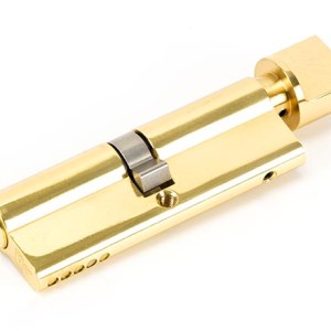 FROM THE ANVILĀ® Lacquered Brass 45/45 5pin Euro Cylinder/Thumbturn