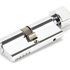 FROM THE ANVILĀ® Polished Chrome 35/35 5pin Euro Cylinder/Thumbturn KA