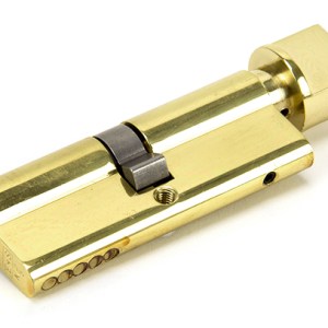 FROM THE ANVILĀ® Lacquered Brass 40/40 5pin Euro Cylinder/Thumbturn KA