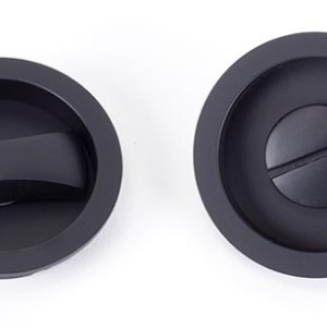 FROM THE ANVILĀ® Black Sliding/Pocket Door Locking Kit