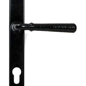 FROM THE ANVILĀ® Black Hammered Newbury Slimline Espag. Lock Set