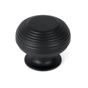 FROM THE ANVILĀ® Matt Black Beehive Cabinet Knob 40mm