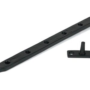 FROM THE ANVILĀ® Matt Black 12" Hammered Newbury Stay