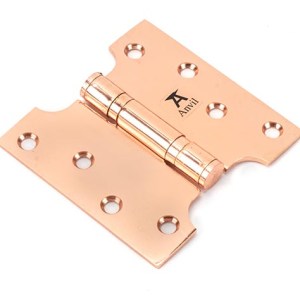 FROM THE ANVILĀ® Polished Bronze 4" x 2" x 4" Parliament Hinge (pair) ss