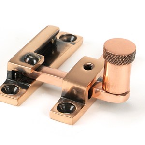 FROM THE ANVILĀ® Polished Bronze Brompton Quadrant Fastener - Narrow
