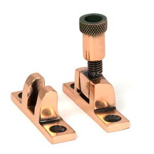 FROM THE ANVILĀ® Polished Bronze Brompton Brighton Fastener - Narrow (Square)