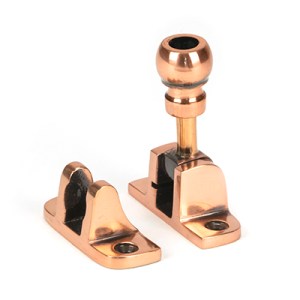 FROM THE ANVILĀ® Polished Bronze Mushroom Brighton Fastener (Radiused)