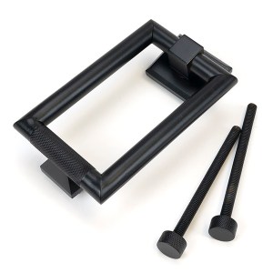 FROM THE ANVIL® Matt Black Brompton Door Knocker