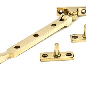 FROM THE ANVILĀ® Polished Brass 8" Avon Stay