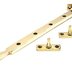 FROM THE ANVILĀ® Polished Brass 12" Avon Stay