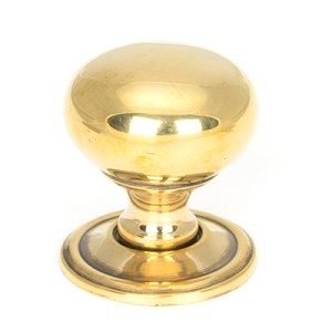 FROM THE ANVILĀ® Aged Brass Mushroom Cabinet Knob 32mm