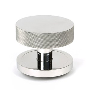 FROM THE ANVIL® Polished Marine SS (316) Brompton Centre Door Knob (Plain)