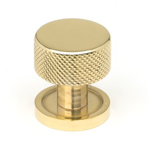 FROM THE ANVILĀ® Polished Brass Brompton Cabinet Knob - 25mm (Plain)